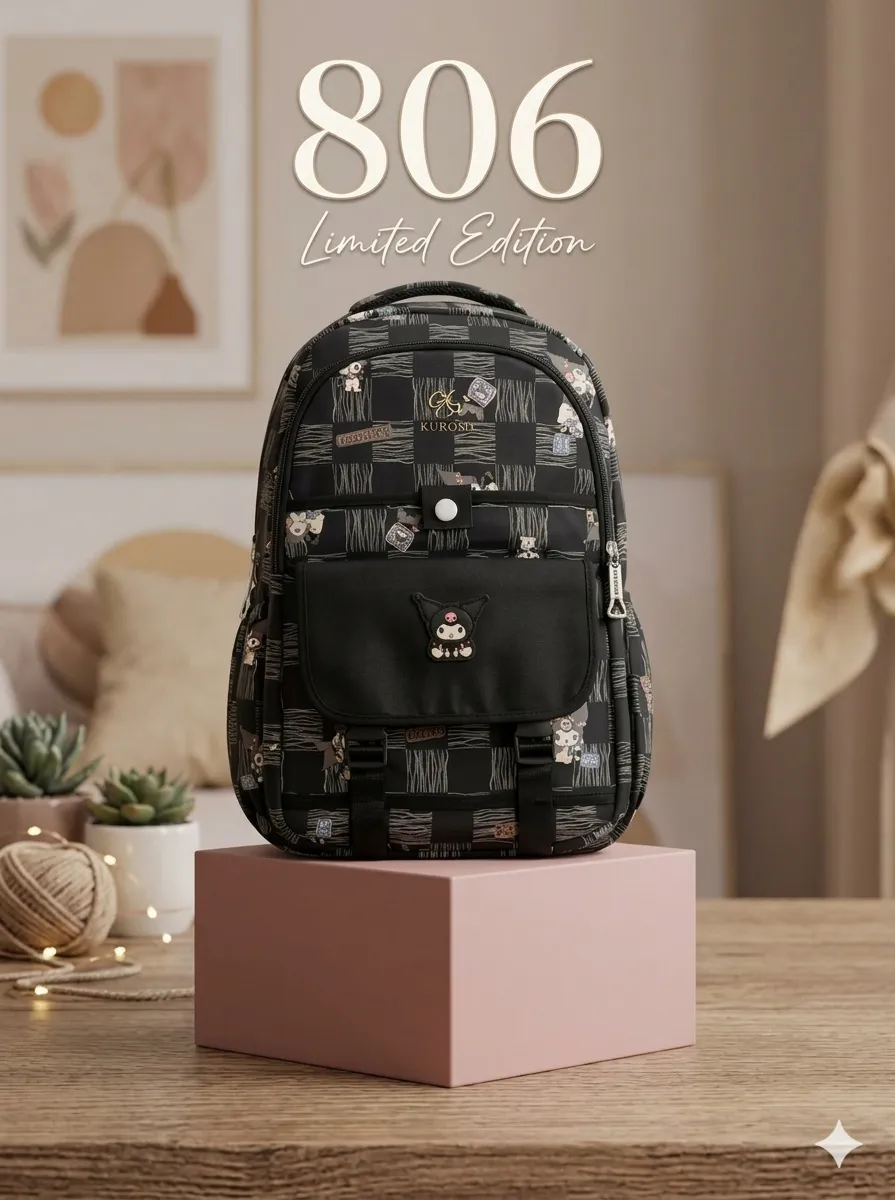 Mavis Shop 806KUROMI - Kategori Ransel Korea